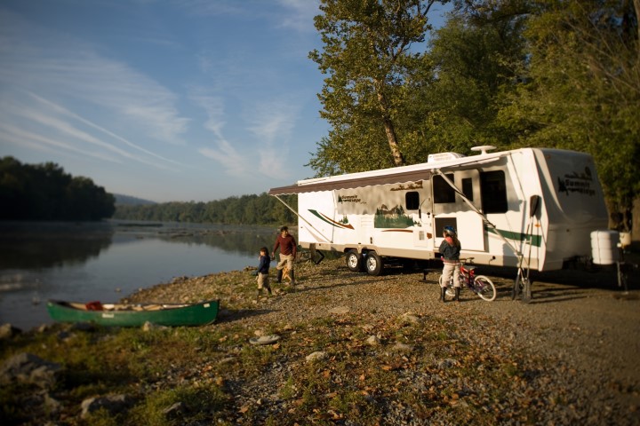 travel trailer camping