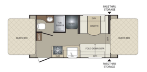 Bullet Crossfire 1650EX Floorplan